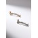 Earring "Kaff" path, color mix