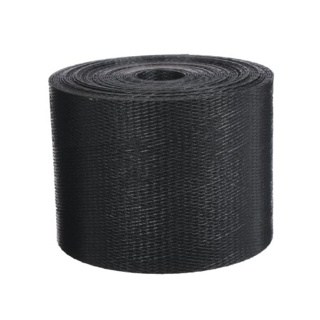 Border tape, 0.1 × 10 m, thickness 1.2 mm, plastic, black, Greengo-6