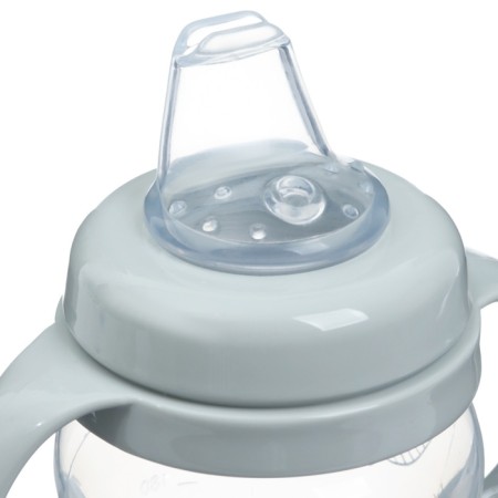 Drill - children's impotion with soft nose "M&B", 270 ml., With handles, color gray color-8