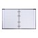 Notebook on rings, 160 sheets in the Jeep Cross cage, solid cover, glossy lamination, with a change of block