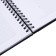 A4 notebook, 96 sheets on the crest of Escalada, integral cover of artificial leather, foil embossing, block 70 g/m2, black