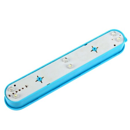 Aquarium set is three -section, with LED backlight, 2.55 l, blue-9