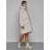 Coat insulated winter female, size 44, beige color