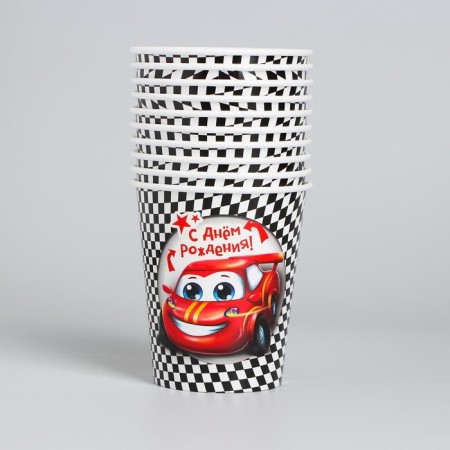 A one -time paper glass "Happy Birthday" Call (250 ml)-2