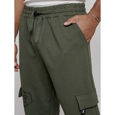 Joggers men's, size 56, khaki color-12
