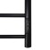 Electric towel "Sanprise" Aurora P6, 500x600 mm, universal, black