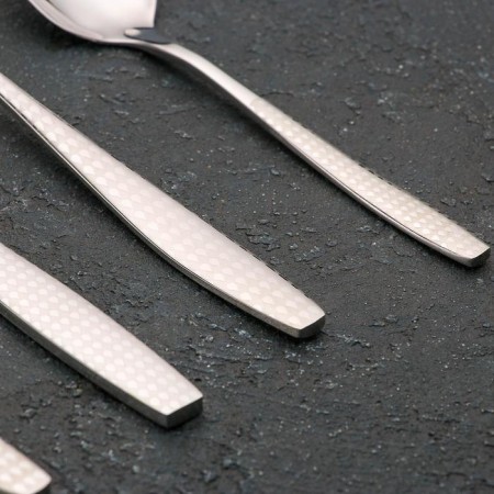 A set of cutlery made of stainless steel Magistro, 24 objects, silver color-1