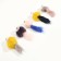 Artificial fur mouse up to 15 cm with a tail, a mix of flowers