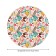 Tables on the table “Paints of Nature”, round, oxford, elastic band, size 120x120 cm, diameter 75-100 cm