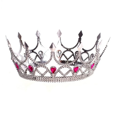 Carnival set "Queen", crown, skirt, white color-2