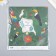 Scrapbooking paper "Exotic birds" density 180 g 15.5x17 cm