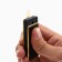 Gas lighter "Mikoshi", 6.4 x 3.3 x 1 cm, black and gold