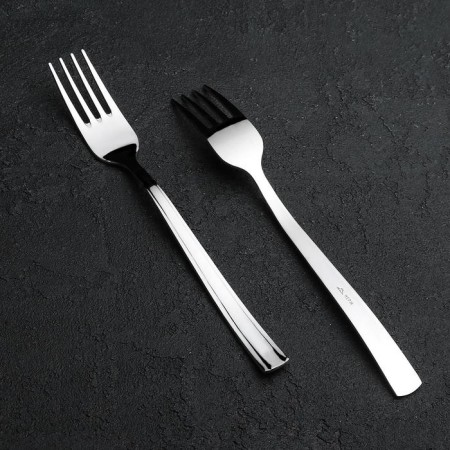 Dining room “Trilate”, h = 20 cm, thickness 2 mm, silver color