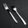 Dining room “Trilate”, h = 20 cm, thickness 2 mm, silver color
