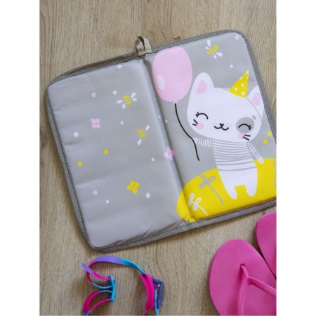 Grits in the kindergarten, "cat", 30x36 cm, for retraining, gray-1
