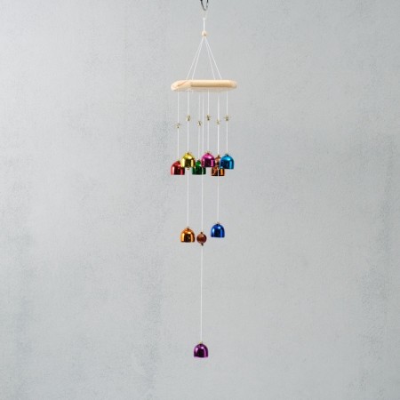 Wind Music Metal "Color Bells" 9 bells 64 cm
