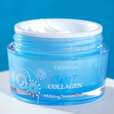 Facial cream with collagen Enough W Collagen Whitening Premium Cream, 50 g-1