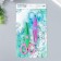 Scissors embossed "Flower" (set 2 pcs) 13 cm mix