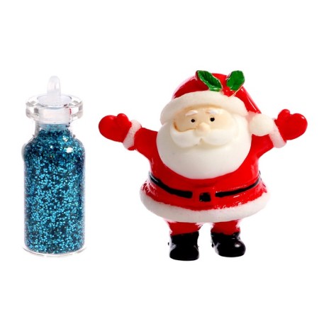 Set for experiments "New Year's ball", Santa Claus, diameter 7 cm-2