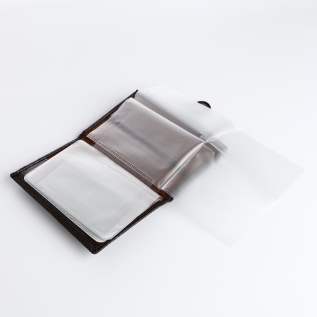 Cover for car documents and passports for magnet, brown color-6