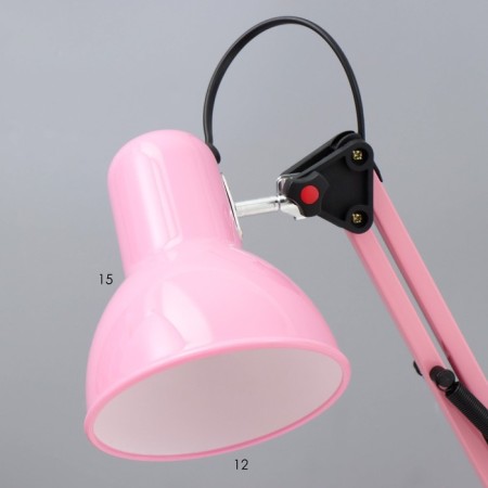 EXCHOUNCE Table lamp E27 40W pink 14.5x14.5x53 cm Risalux-3