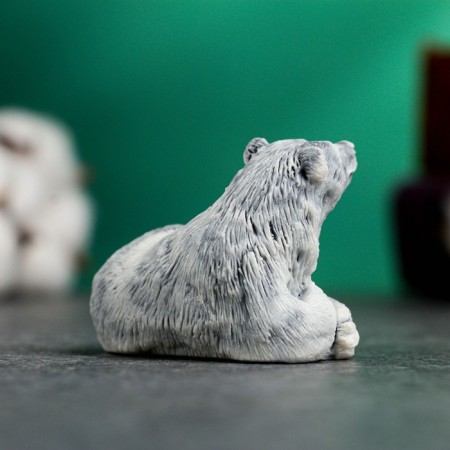 Figure "Girl with a bear" 4cm-3