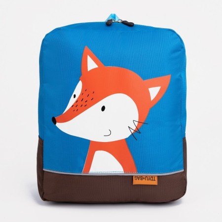Baby backpack on lightning, reflective elements, blue color-1