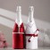Decoration for champagne "idyll", Marsala with white