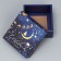 Folding box "Cosmos", 12 x 12 x 6.5 cm, New Year