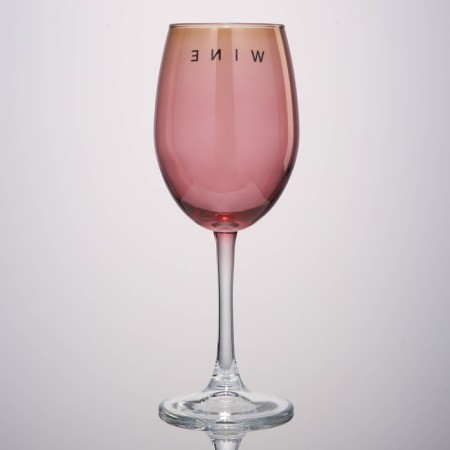 Wine glass "Wine", 360 ml, pink-3