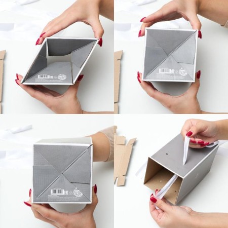 A set of boxes 3 in 1 "Lace", 10 × 18, 14 × 23, 17 × 25 cm-8