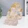Souvenir Polystone "Ganesha - Indian Divine" transparent with gold 14x8x7 cm