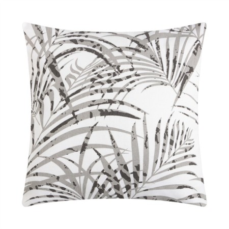 Decorative pillowcase 40x40 cm, tropics, gray color, 100% cotton-1