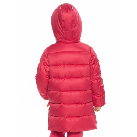 Coat for girls, height 98 cm, raspberry color-5