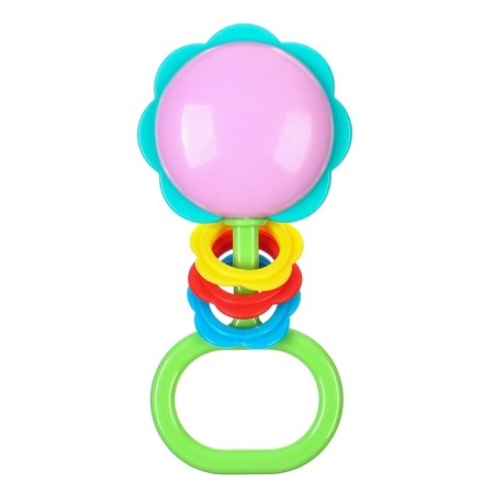 Rattle "Flower", color mix, Aelita-2