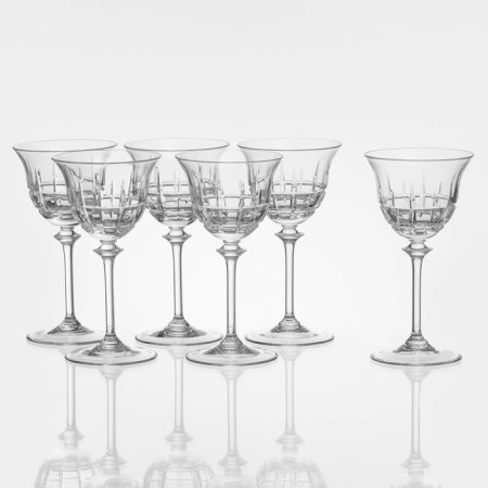 Crystal Fuel set for wine, 160 ml, 6 pcs