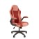 Game chair "Chairman Game" 55 T26/t28 n velor, pink/burgundy