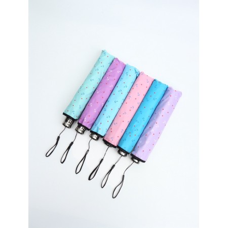Umbrella fur R46/54 7SP 4sl eponge in/y sailor sailor round handle b/cut Mix package-5