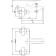 Bath mixer and Eleanti shower with short surge, bracket, cartridge 35 mm, chrome