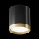 Technical C086CM-GX53-MRD-BG, 1XGX53, 15W ceiling lamp, 8.5x8.5x9.6 cm, black color with gold