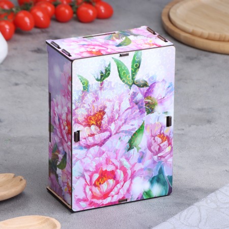 Self -Assembly box "Flower", 20x13.7x8 cm