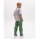 Minaku boy: Cotton Collection, brown/white color, height 98 cm