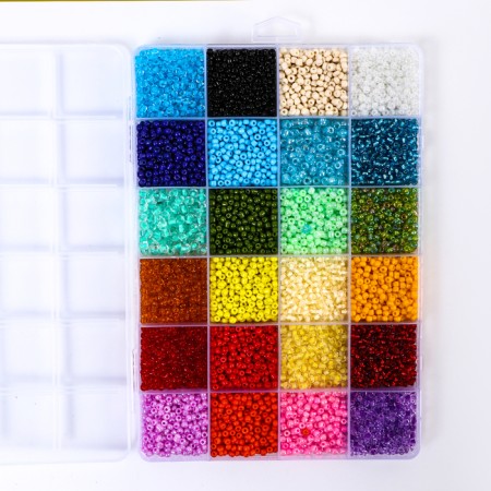 Set for creating jewelry, 48 colors, fishing line, accessories, charm-12