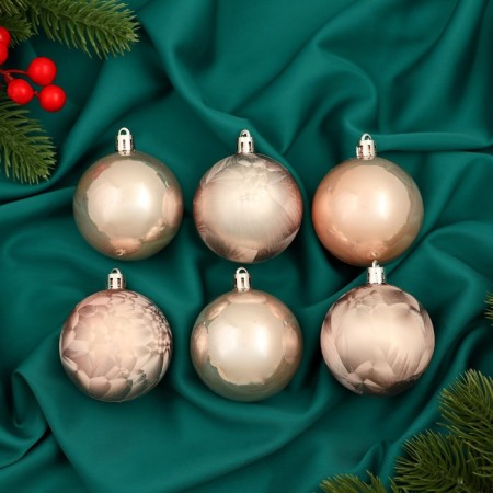 Set of balls plastic D-5.5 cm, 6 pcs "spell of magic" powder