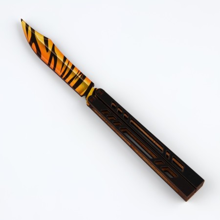 Souvenir weapon Knife Babochka "Tiger", 20 cm-3