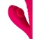 Vibro -roller with the Up & Down Jos Seri function, 22 cm, silicone, pink color