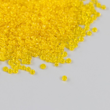 Glass beads 12/0 "lemon" transparent 450 gr