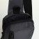 Textile sling bag, gray color