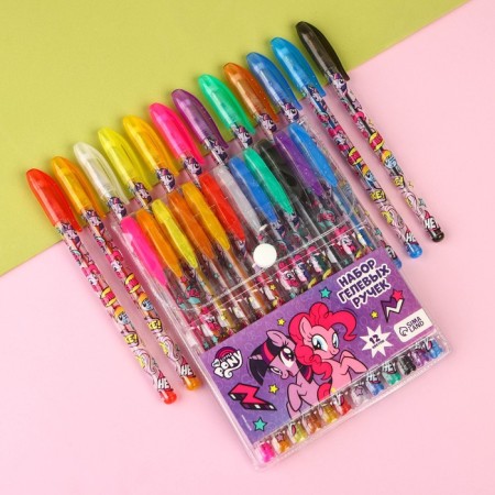 Ballic handle with sparkles, 12 colors, My Little Pony-6