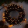 Garland “thread” 20 m, IP20, dark thread, 200 LED, yellow glow, 8 modes, 220 V
